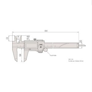 Mitutoyo-500-754-10-Digital-Vernier-Ca33liper1