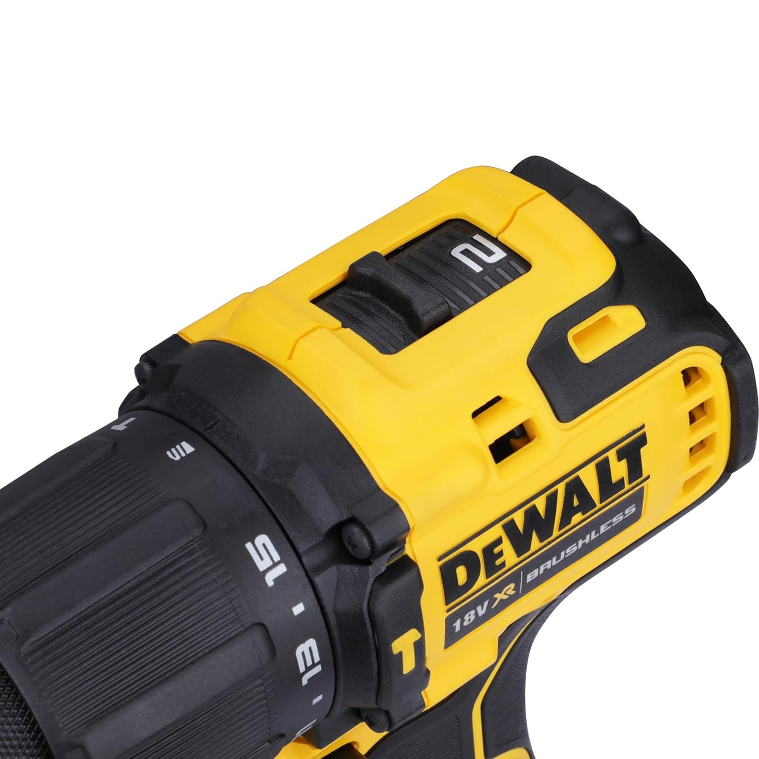 DEWALT DCD709N-XJ Reversible Hammer Drill Machine Driver With Brushless Motor- 18V Li-ion Sub-Compact Series Cordless 1/2/13mm